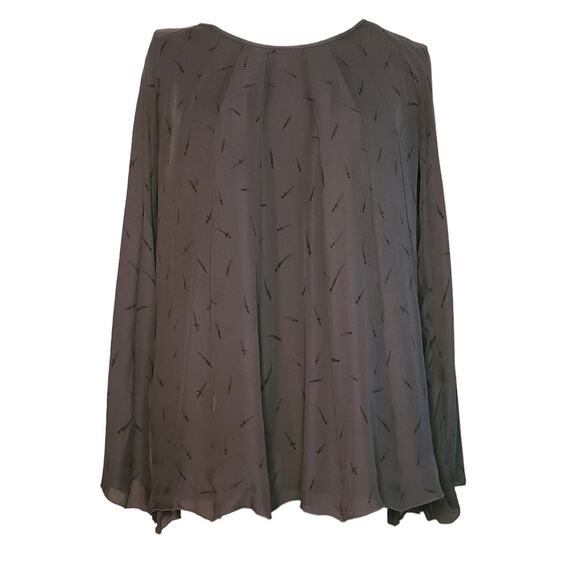 Rag and Bone Blouse 100% silk, size 4, gray - Picture 1 of 5